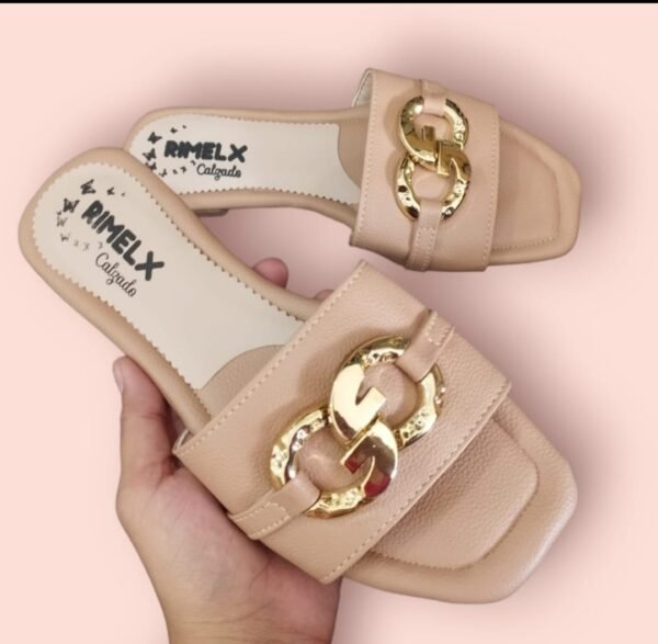 SANDALIAS PLANAS NUDE